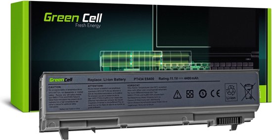 GREEN CELL Batterij voor Dell Latitude E6400 E6410 E6500 E6510 / 11,1V 4400mAh