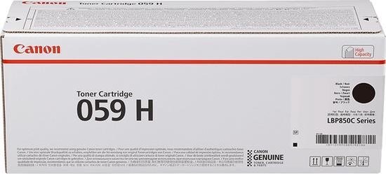 Canon 059 H - Hoge capaciteit - zwart - origineel - tonercartridge - voor i-SENSYS LBP852Cx;Satera LBP851C;LBP852Ci