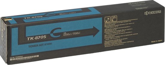 Kyocera - 1T02K9CNL0 - TK-8705C - Toner cyaan