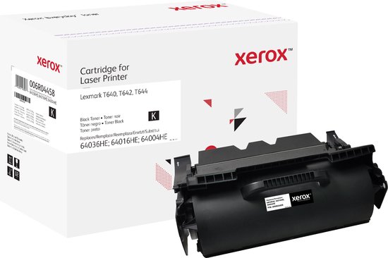 Everyday Zwart Toner vervangt de Lexmark 64036HE; 64016HE; 64004HE, Hoog rendement