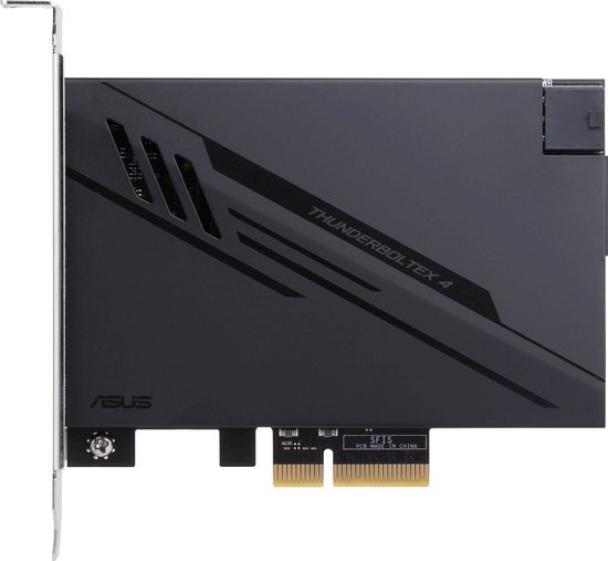 ASUS ThunderboltEX 4, PCIe, Mini DisplayPort, PCIe, Thunderbolt, USB 2.0, USB 3.2 Gen 2 (3.1 Gen 2), PCIe 3.0, Zwart, PC, Intel Thunderbolt 4 JHL8540