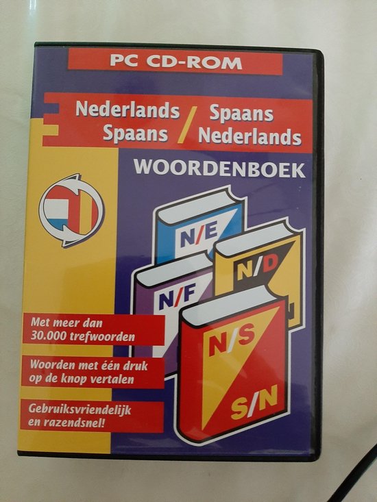 Pc Cd-Rom Woordenboek Nederlands - Spaans.