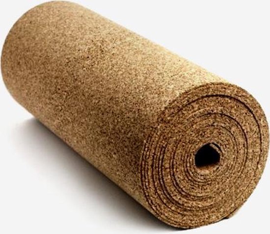 Kurk24 Kurk prikbord op rol - 8mm dik - 50cm breed - 10m lang