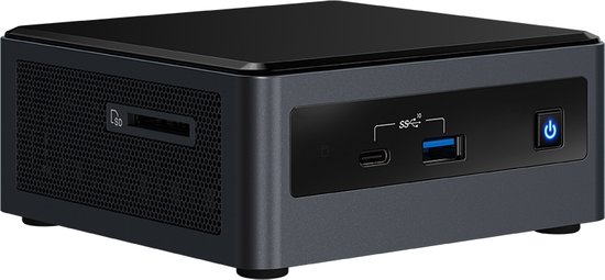 Intel Core i7 Mini PC/Computer inclusief RAM en SSD - 8GB/120GB - 1165G7 1,2-4,7GHz -WIFI/Bluetooth - HDMI/Thunderbolt - Win11 PRO