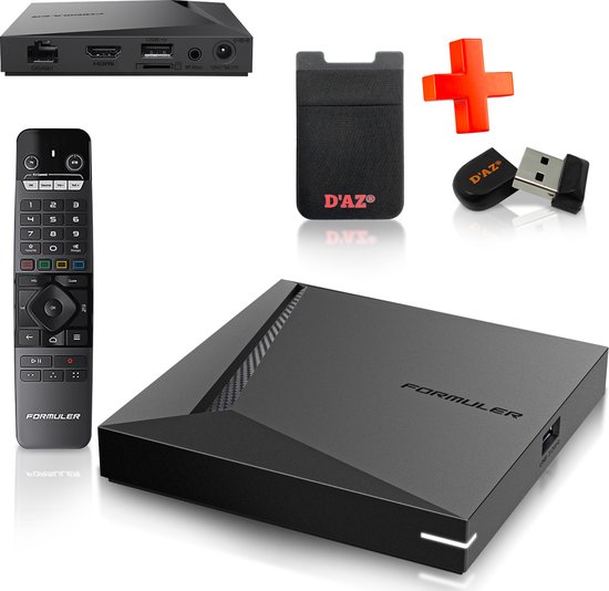 Formuler Z11 Pro Max BT1 + 16GB USB + D'AZ Kaarthouder - Ontvanger - Mediaplayer - IPTV box