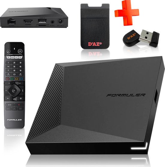 Formuler Z11 Pro BT1 + 16GB USB + D'AZ Kaarthouder - Ontvanger - Mediaplayer - IPTV Box