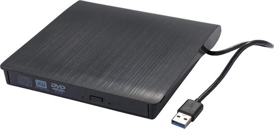 Externe CD/DVD Speler - USB 3.0 - CD-Rom Disk Lezer & Brander - USB DVD speler - Externe DVD brander - Plug & Play - Geschikt Voor Windows, Linus & Mac