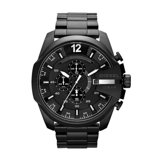 Diesel Master Chief DZ4283 Herenhorloge 51 mm -  Zwart