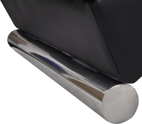 vidaXL-Chaise-longue-kunstleer-zwart