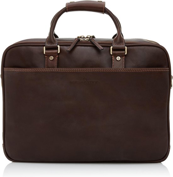 Castelijn & Beerens Lederen Laptoptas 15.6" Mokka | 689476