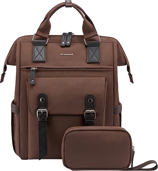 Rugzak voor dames laptop schoolrugzak voor meisjes en tieners, 15,6 inch met datakabelzak en USB-oplaadaansluiting, waterdichte rugzak schooltas voor universiteit werk business reizen kantoor