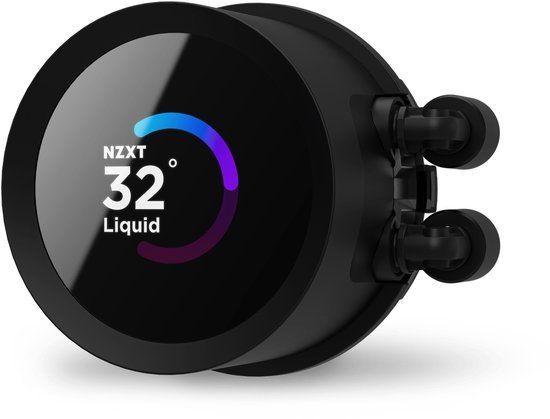 NZXT Kraken Elite 360 - Vloeistof-koelsysteem afmeting radiator 360mm - voor Intel LGA 1700, 1200, 115X, AMD AM5, AM4, sTRX4, TR4 - 3 x F120 Fans - Koper, Aluminium, plastic - zwart