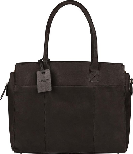 Burkely Vintage Doris Laptopbag - Schoudertas - Zwart