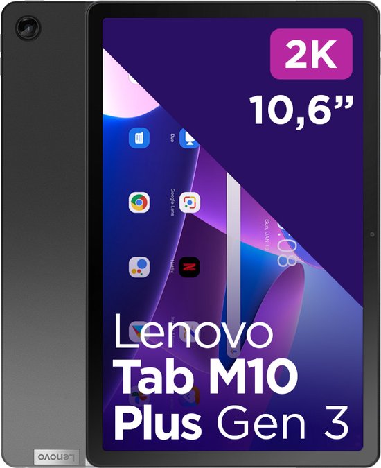 Lenovo Tab M10 Plus (3de generatie) - 64GB - Zwart