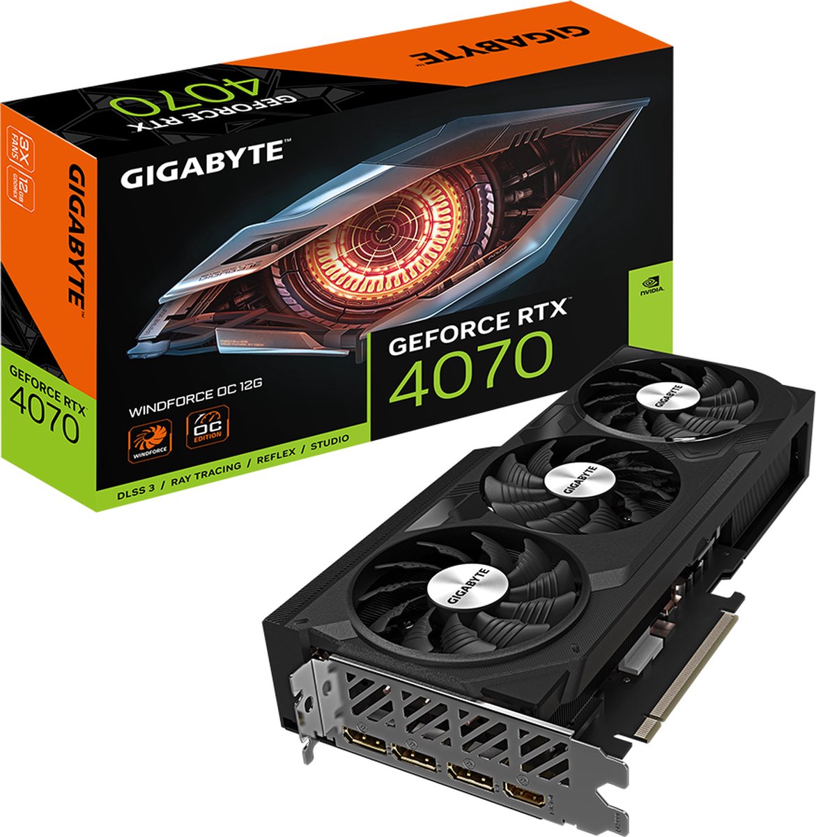Graphics card Gigabyte GeForce RTX 4070 12 GB GDDR6X 12 GB RAM GDDR6X