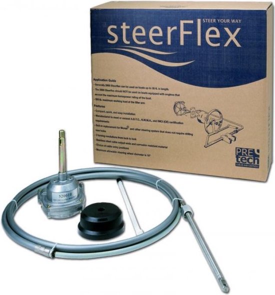 Pretech SteerFlex 3000 GEN II Rotary Stuursysteem 27ft - 823cm