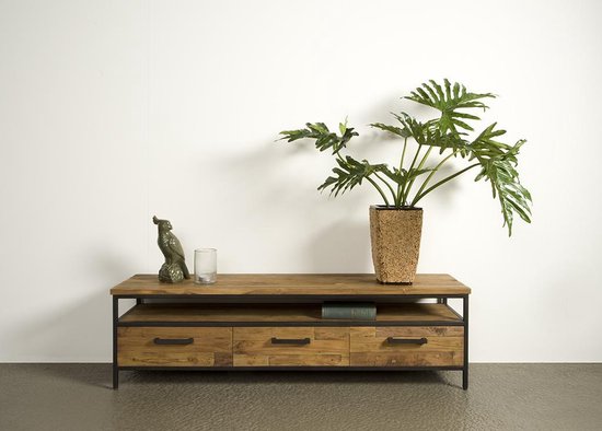 Tower Living tv meubel Livorno 160x40x45 cm teak