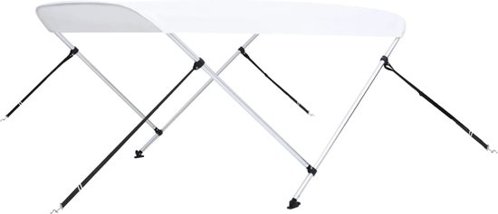 vidaXL-Biminitop-2-boogs-180x150x110-cm-wit