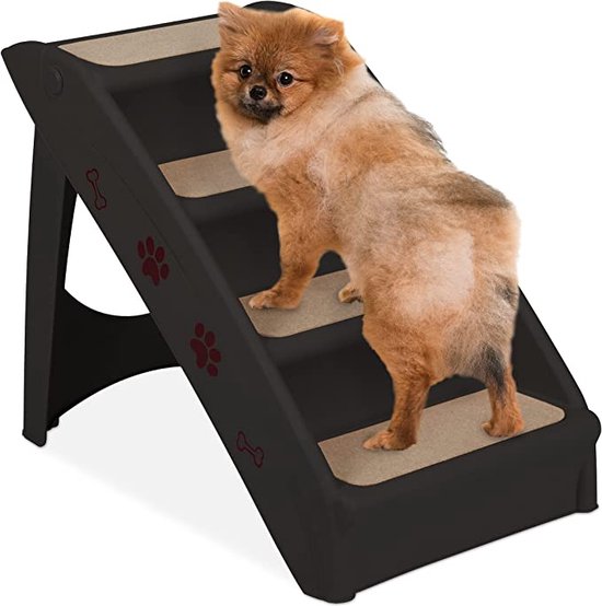 huisdiertrap - Hondentrap / huisdierladder / katten, hondenhelling, bank, Loopplank 4 steps