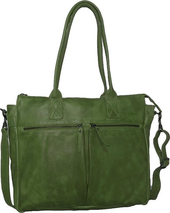 Bear Design Binni Handtas / Schoudertas - Olijfgroen