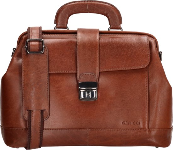 Genicci Amsterdam Handtas - Cognac