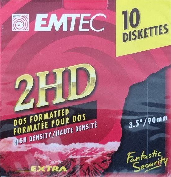 BASF HD-MF2 Diskette 10-pack Vintage
