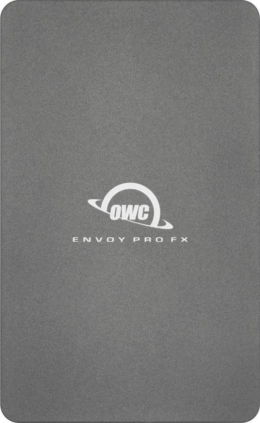 OWC Envoy Pro FX - Externe NVMe SSD - Thunderbolt 3 + USB-C - 2800MB/s - 1 TB - Space Grey