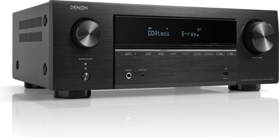 Denon: AVR-X1800H 7.2 8K Surround Receiver - Zwart