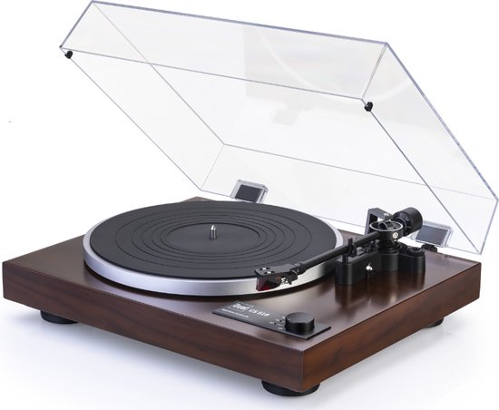 DUAL: CS 518 Manuele HIFI-Draaitafel - Walnoot