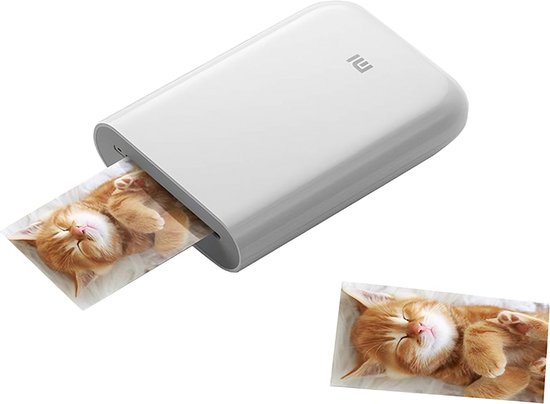 Novoz Fotoprinter - Fotoprinter Voor Smartphone - Mobiele Fotoprinter - Mini Fotoprinter - Sprocket - Wit