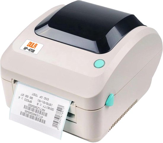 DULA XP-470B Labelprinter A6 Formaat - Etiket en Labelmaker - Snelheid 127 mm/s - 102 mm Breed - USB of LAN