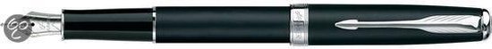 Parker Sonnet Matte Black CT Vulpen Fijn
