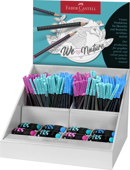 Faber-Castell grafietpotloden - Grip two tone - display 240 stuks - FC-201973