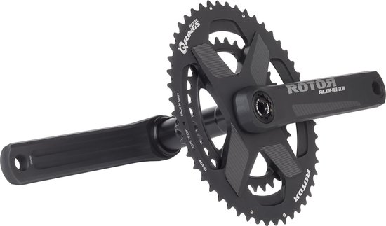 Rotor Q Spiderring 52/36 Zwart