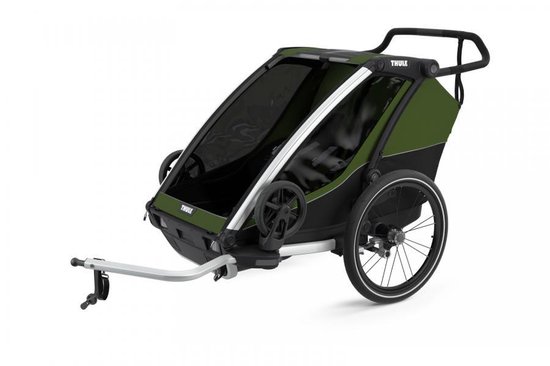 Thule Chariot Cab 2 - Fietskar - Cypres Green