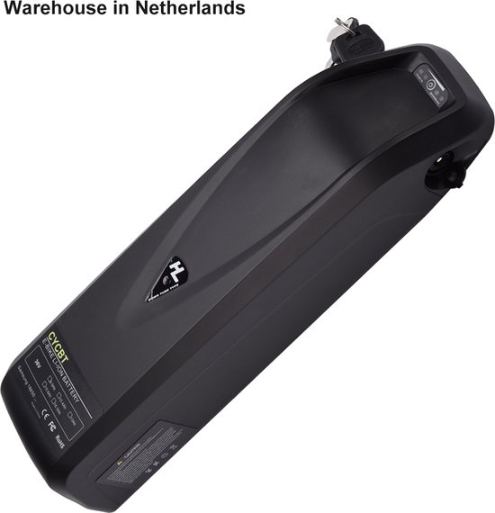 CYCBT Fietsaccu 36V 14.5AH Lithium Ion Battery, elektrische fietsbatterij met oplader,E-bike pedelec universele accuset