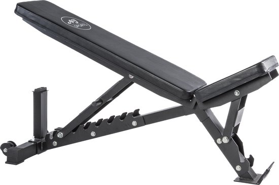 AJ-Sports Verstelbare Fitnessbank - Halterbank - Fitness Bank - Bench Press - Trainingsbank - Verstelbaar en Inklapbaar - Zwart - Thuis Sporten - Fitness - Bodybuilding