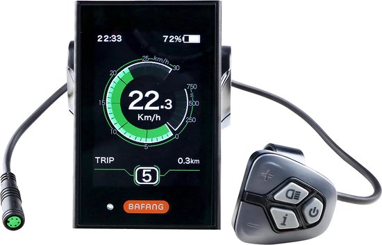 Bafang Hmi-display Dp-c18 Voor Gazelle Zwart