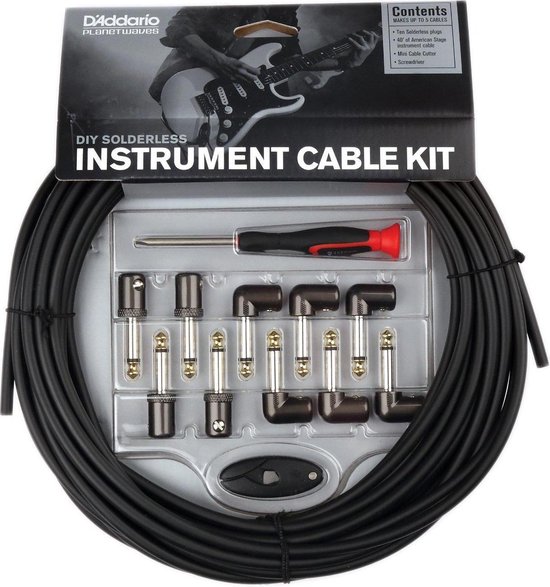 Planet Waves PW-GPKIT-50 DIY Solderless Instrument Cable Kit