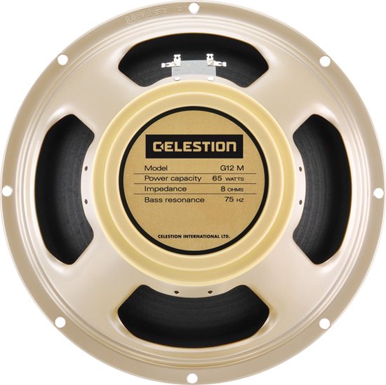 Celestion G12M-65 Creamback 12" Speaker 8 Ohm Classic Series - Gitaarluidspreker
