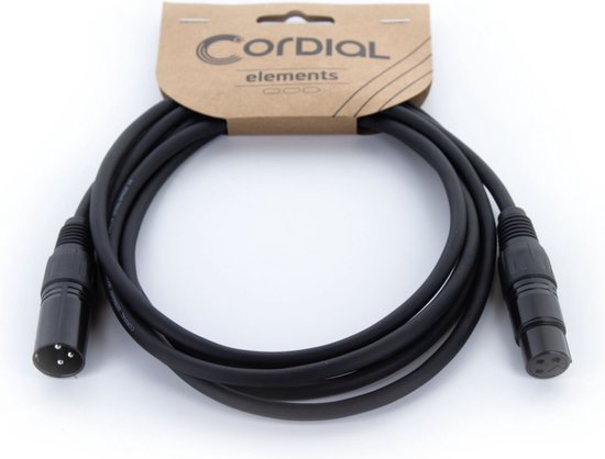 Cordial EM6FM microfoonkabel XLR male XLR female, 6 meter