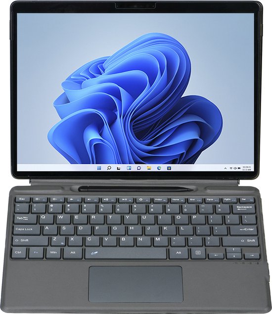 Microsoft Surface Pro 8 - Bluetooth Toetsenbord Cover - Met touchpad - Zwart