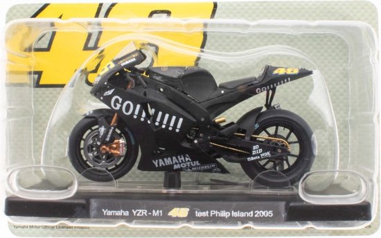 Leo Models - Valentino Rossi's Bikes 46 - Yamaha YZR-M1 - test Philip Island -niet geschikt voor kinderen jonger dan 14 jaar
