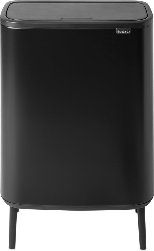 Brabantia Bo Touch Bin Hi Prullenbak - 60 l - Matt Black
