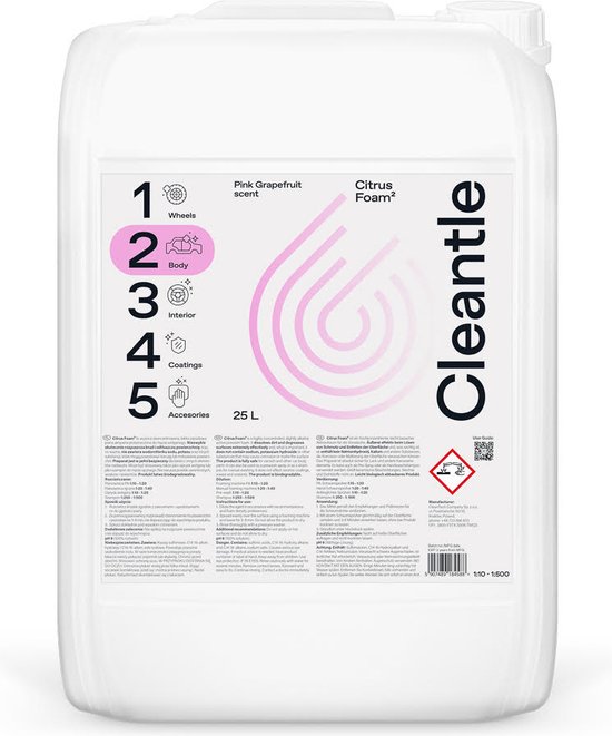 Cleantle Citrus Foam 25L