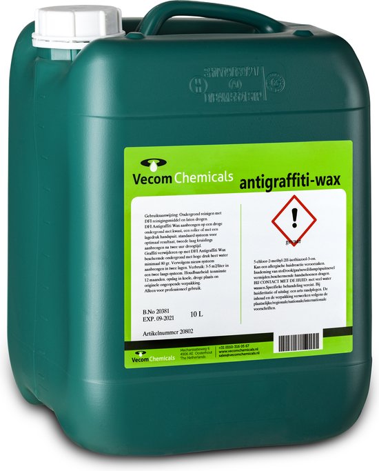 V-Com Antigraffiti Wax 10 liter