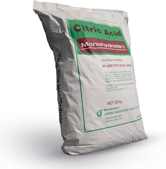 Citroenzuur monohydraat 25kg - Citric Acid 25kg