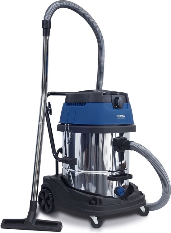 Hyundai bouwstofzuiger 60 liter stopcontact 2000W - Alleszuiger - nat droog zuiger - HEPA filter