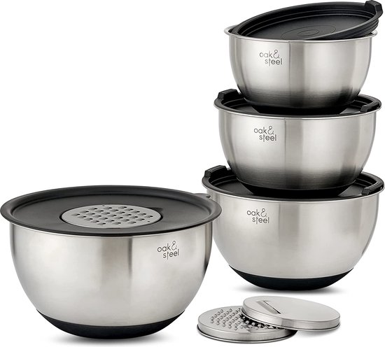 Roestvrij Staal Mengkommen / mengkom Set - Voedsel Opslag