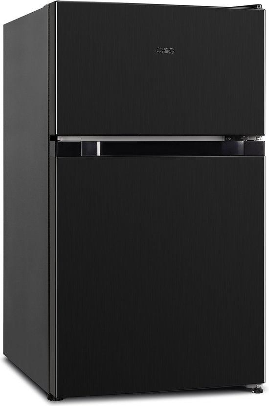 CHiQ FTM86L4E - Tafelmodel Koel-Vriescombinatie 86L - Stijlvol Donker Design - Ruimte-efficiënt en Energiezuinig